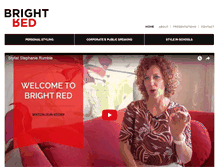 Tablet Screenshot of brightred.co.nz